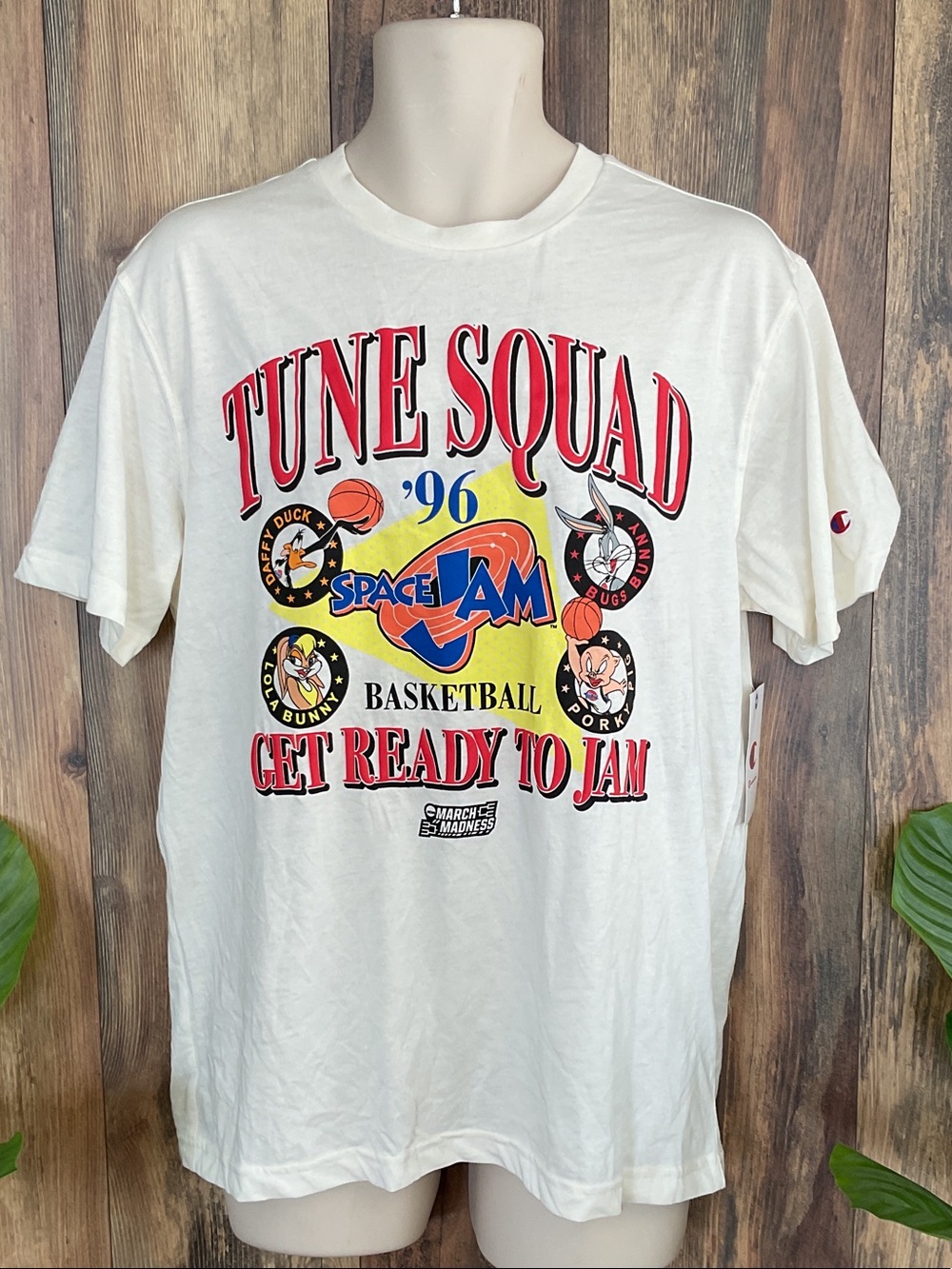 Champion March Madness Tune Squad '96 Space Jam Graphic Tee Youth & Adult Sizes